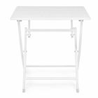 Vierkante opvouwbare salontafel voor buiten in geverfd aluminium - Hunt Viadurini