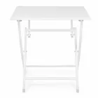 Vierkante opvouwbare salontafel voor buiten in geverfd aluminium - Hunt Viadurini