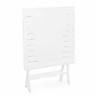 Vierkante opvouwbare salontafel voor buiten in geverfd aluminium - Hunt Viadurini