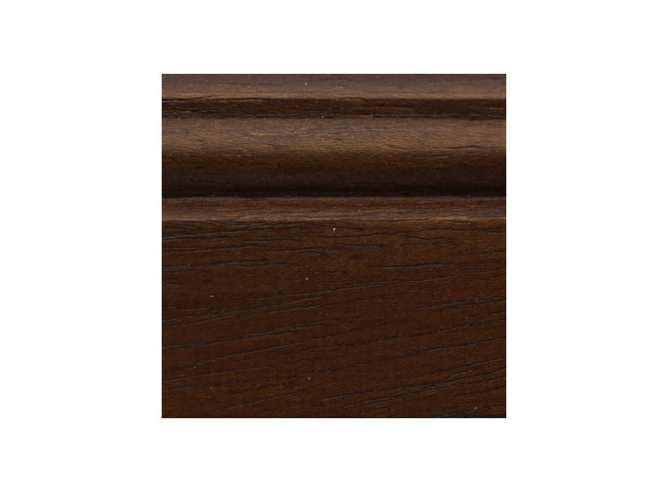 Rechthoekige salontafel met 4 laden en 2 houten handgrepen Made in Italy - Ade Viadurini