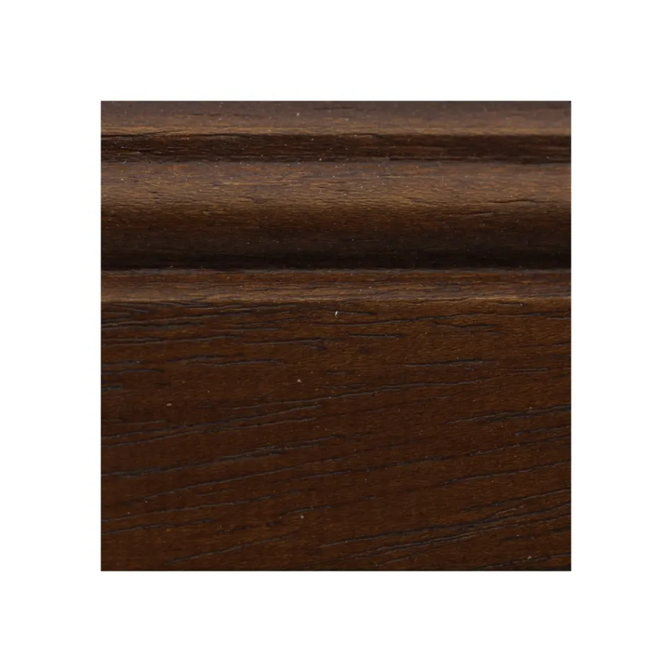 Ronde salontafel met beukenhouten poten Made in Italy - Ecade Viadurini