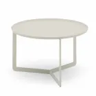 Ronde salontafel voor buiten in hennep- of moddermetaal - Stephane Viadurini