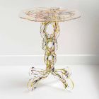 Ronde tafel diameter 36 cm Janis veelkleurige design, gemaakt in Italië Viadurini