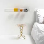 Ronde tafel diameter 36 cm Janis veelkleurige design, gemaakt in Italië Viadurini