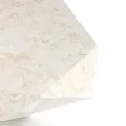 Binnenvormige salontafel in fossiele steen, verschillende afwerkingen - hoofdtelefoon Viadurini