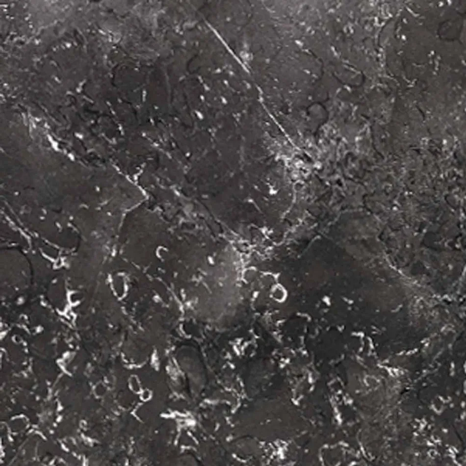 Salontafel met rond marmeren blad en metalen onderstel Made in Italy - Gin Viadurini