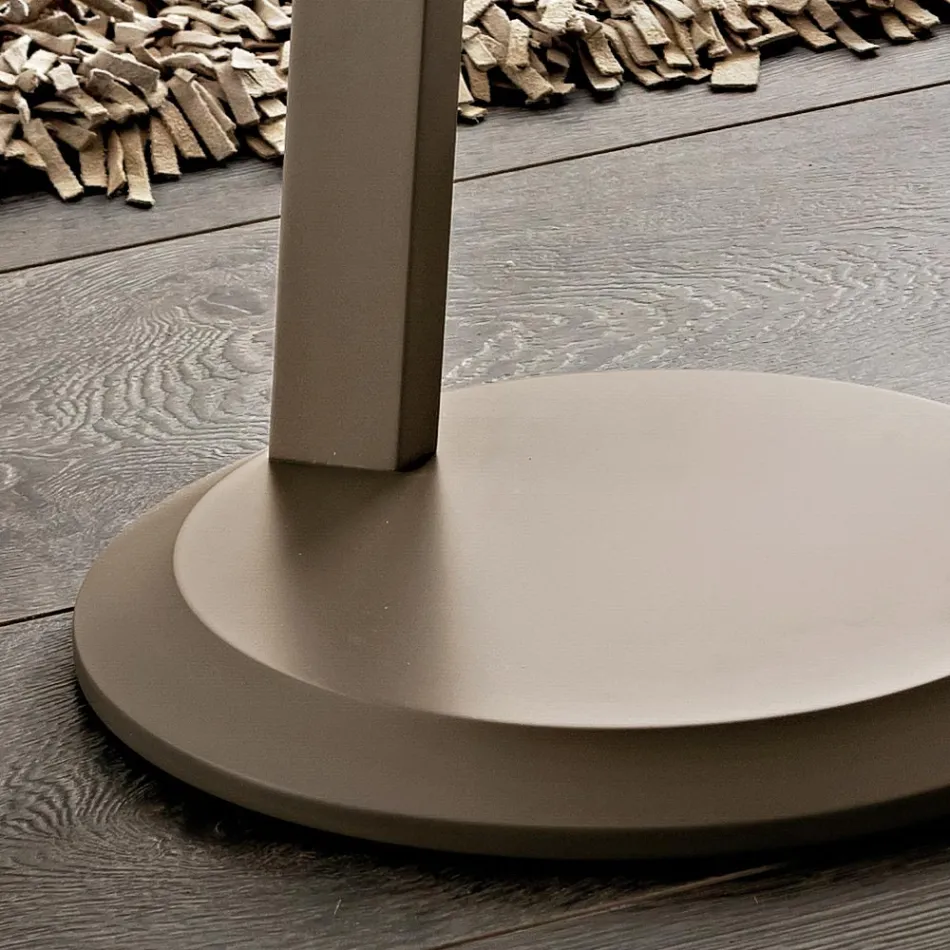 Gelakte MDF salontafel met massief houten frame Made in Italy - Tobiko Viadurini