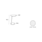 Gelakte MDF salontafel met massief houten frame Made in Italy - Tobiko Viadurini