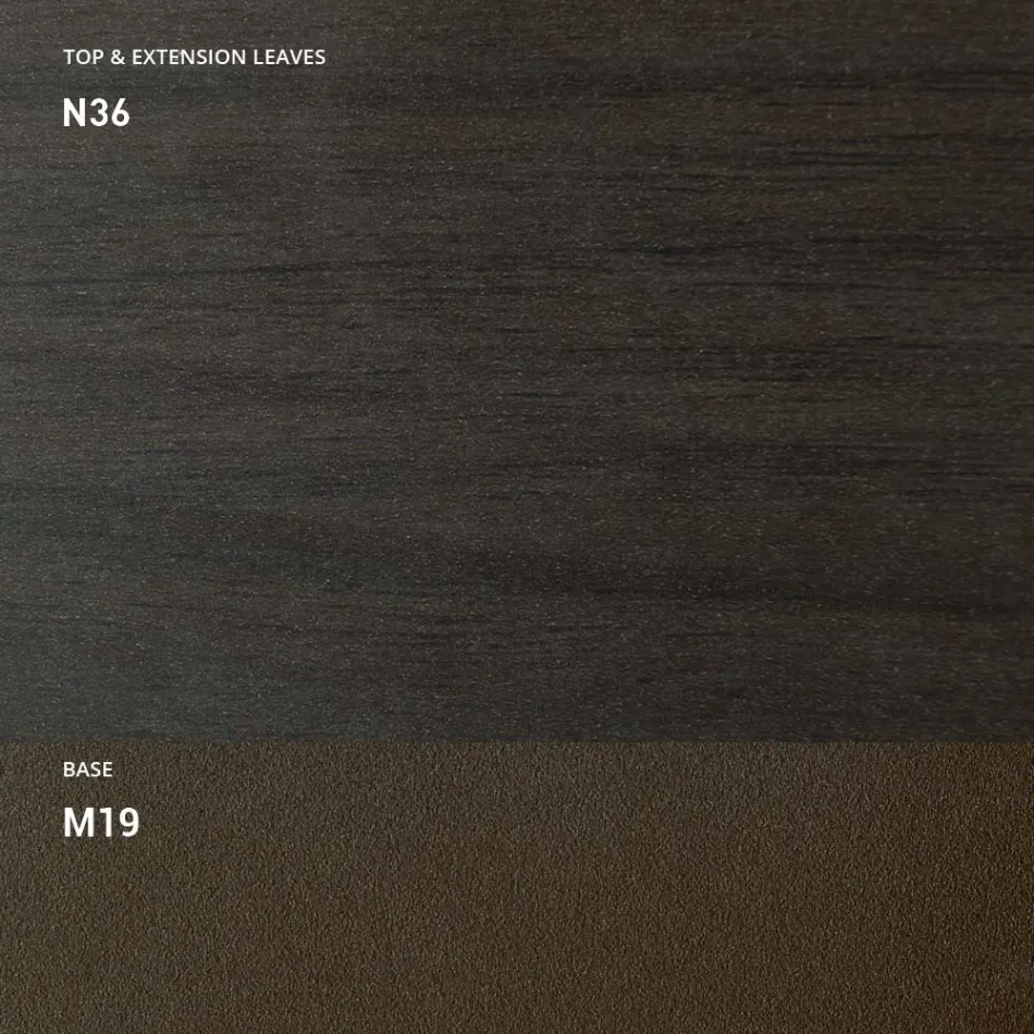 Transformeerbare salontafel in metaal en hout Made in Italy - Veneris Viadurini