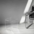 Salontafel Kruk Kristal Transparant Acryl Minimal Italiaans - Plarco Viadurini
