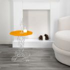 Oranje Ronde Tafel 50 cm Janis modern design, made in Italy Viadurini