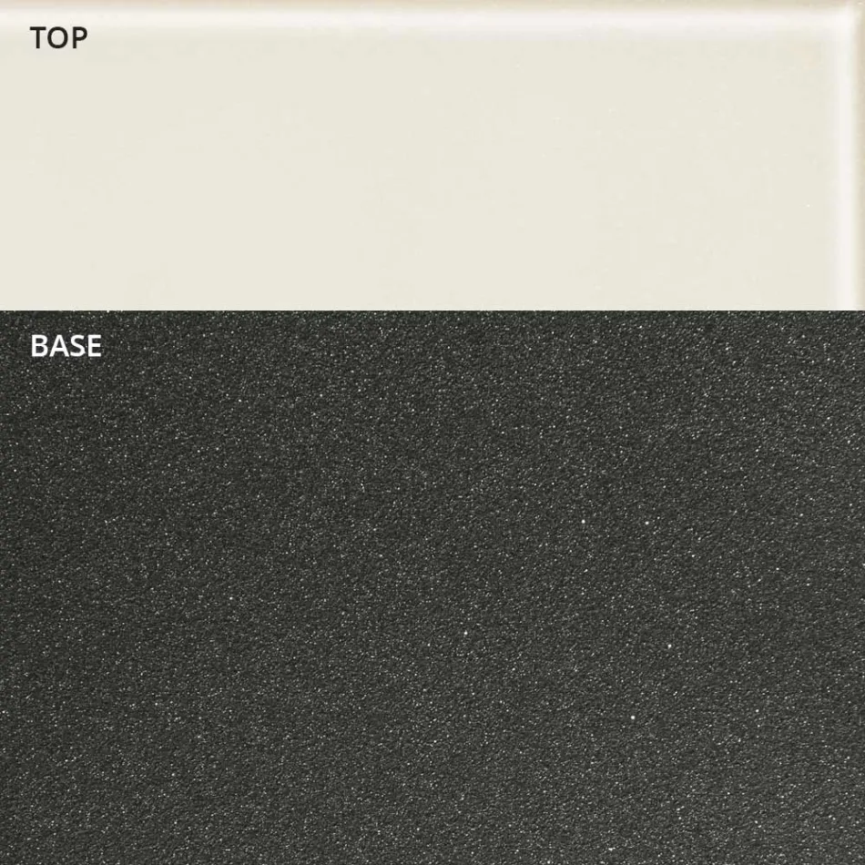 Ronde salontafel Bootvorm in metaal en geëtst glas - Boarding Viadurini