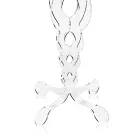 Ronde salontafel in transparant plexiglas 2 afmetingen - fosfor Viadurini