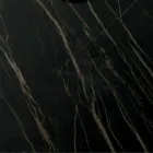 Ronde salontafel in schuin metaal en keramiek blad - Coriko Viadurini