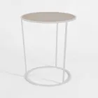 Ronde salontafel voor moderne woonkamer in gekleurd metaal Made in Italy - Raphael Viadurini