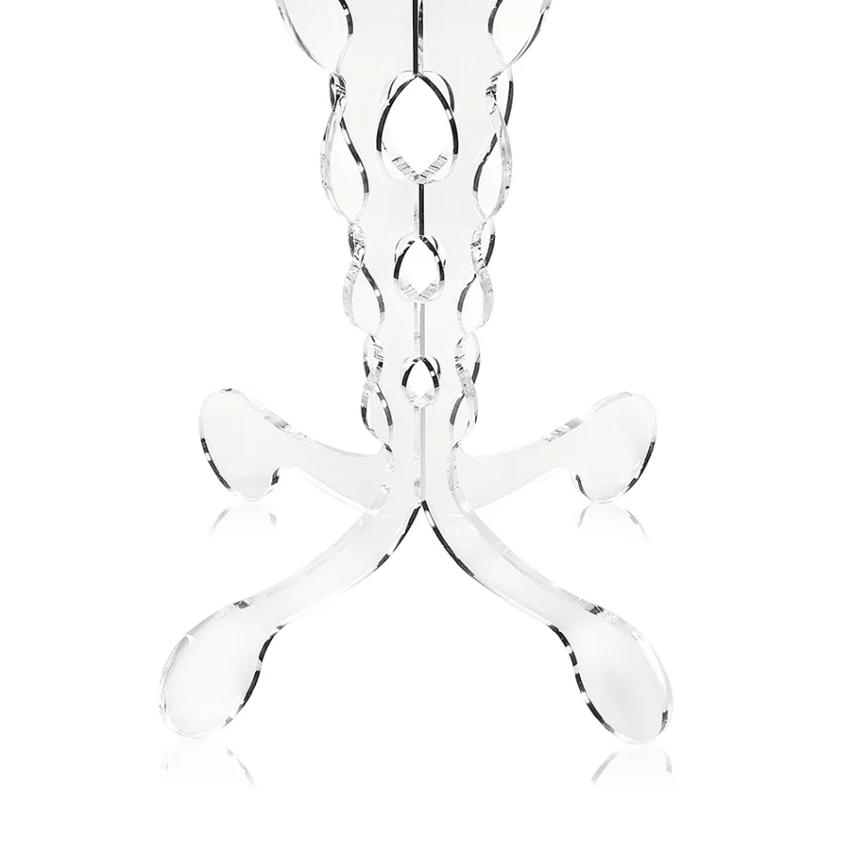 rode ronde tafel diameter 36 cm Janis modern design, made in Italy Viadurini