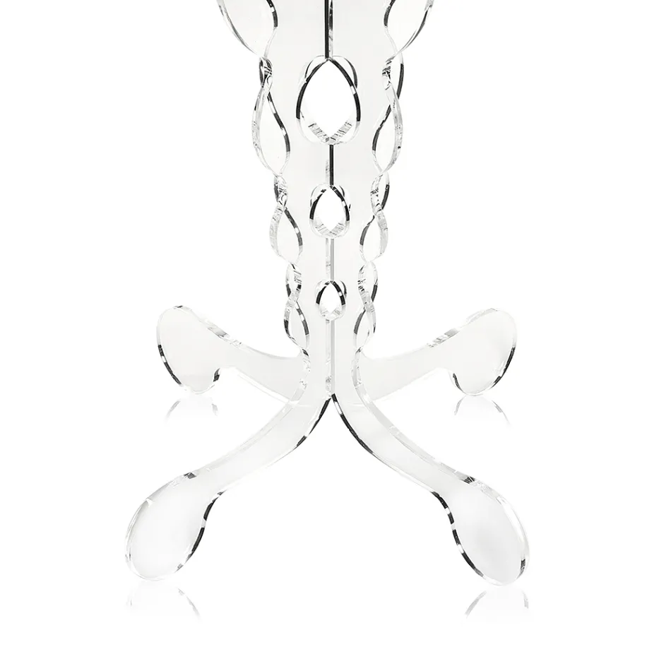 rode ronde tafel diameter 50 cm Janis modern design, made in Italy Viadurini