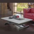 Transformeerbare salontafel met verstelbare hoogte tot 82 cm Made in Italy - Wiel