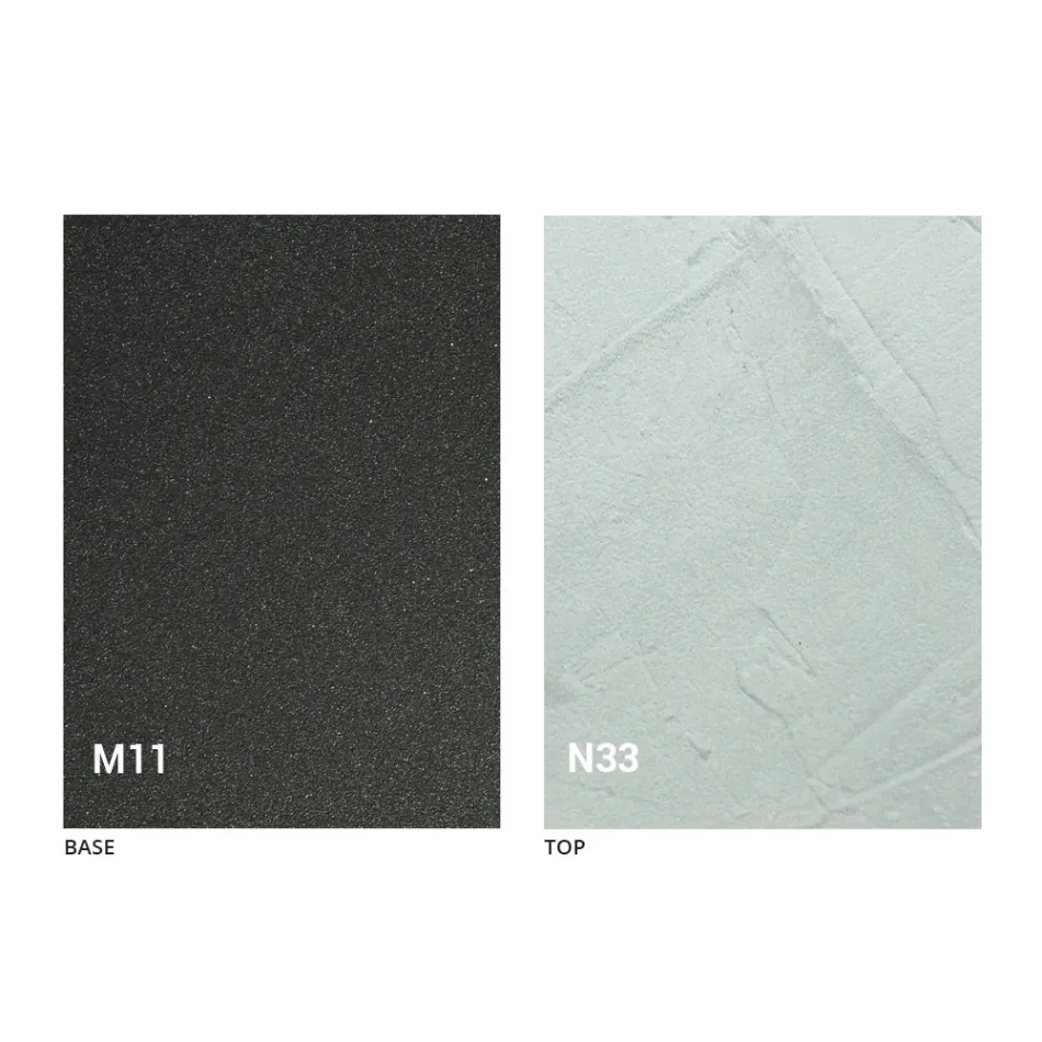 Transformeerbare salontafel met houten blad en metalen voet Made in Italy - Peach Viadurini