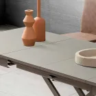 Transformeerbare salontafel in Fenix en metaal Made in Italy - Chiano Viadurini