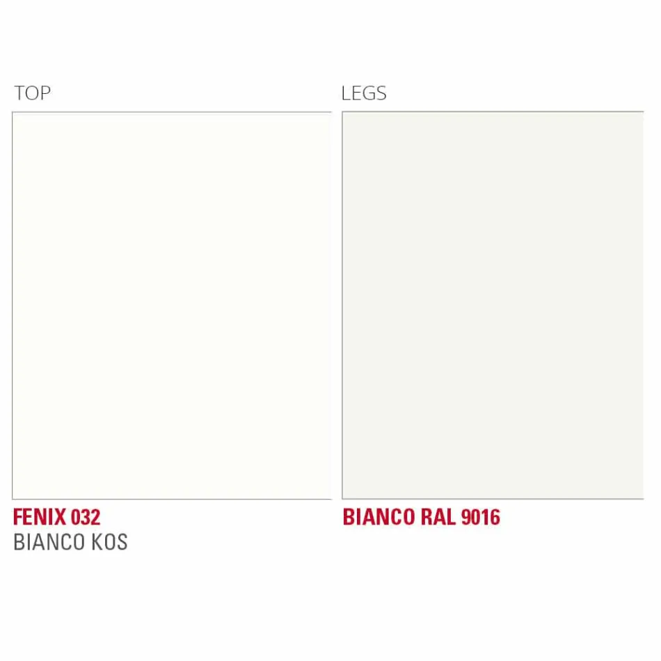 Transformeerbare salontafel in Fenix en metaal Made in Italy - Chiano Viadurini