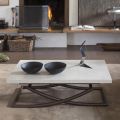Transformeerbare salontafel in houten eettafel Made in Italy - Aikido