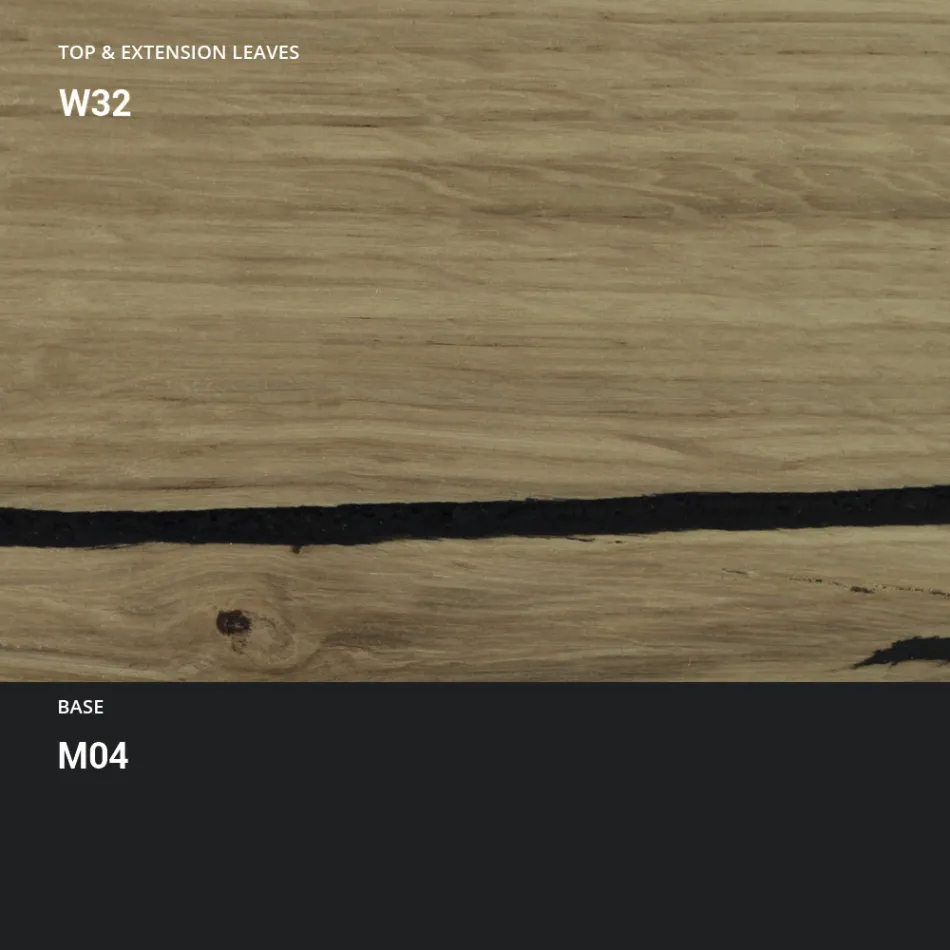 Transformeerbare salontafel in houten eettafel Made in Italy - Polar Viadurini