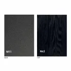 Salontafel om te bouwen tot eettafel Houten blad en metalen onderstel - Peach Viadurini