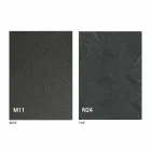 Salontafel om te bouwen tot eettafel Houten blad en metalen onderstel - Peach Viadurini