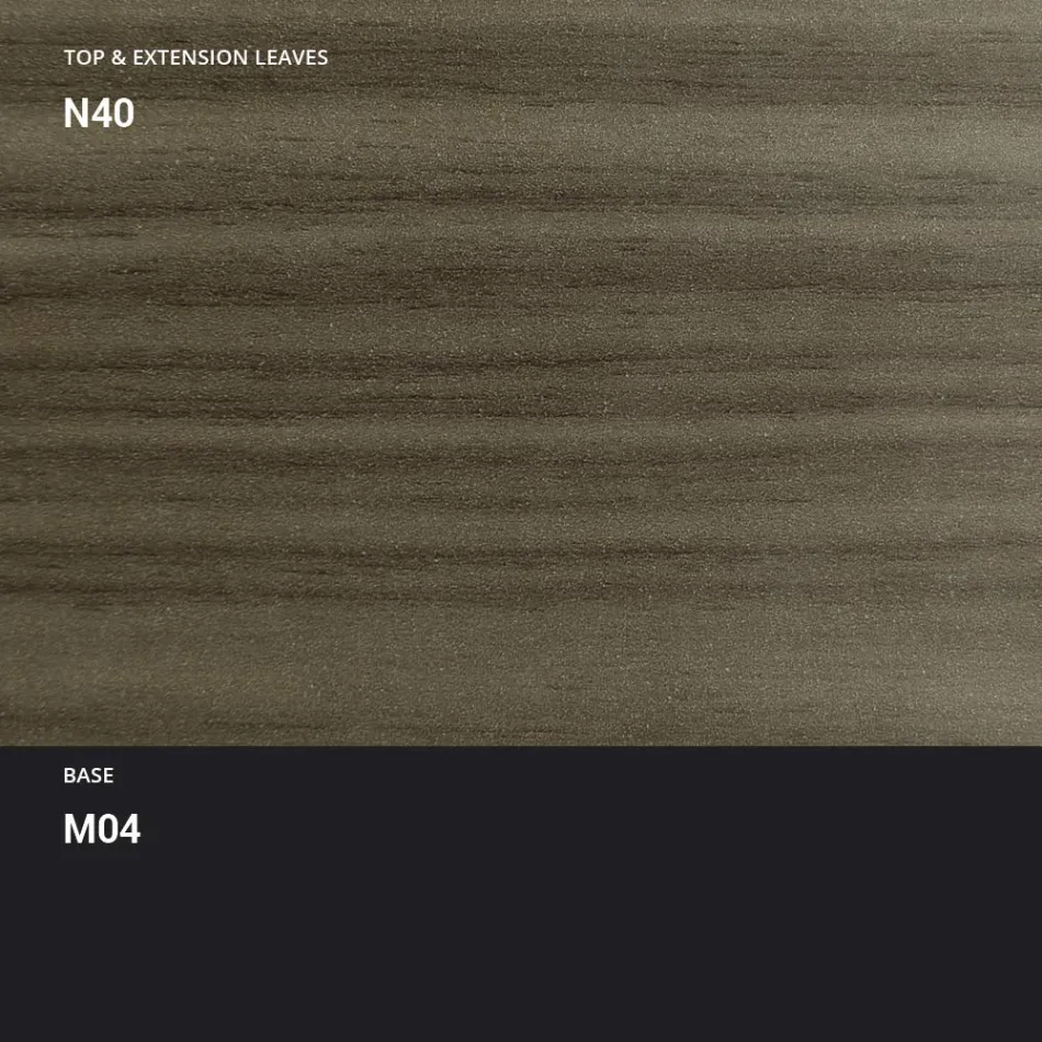 Transformeerbare salontafel in metaal en houten tafel Made in Italy - Polaris Viadurini