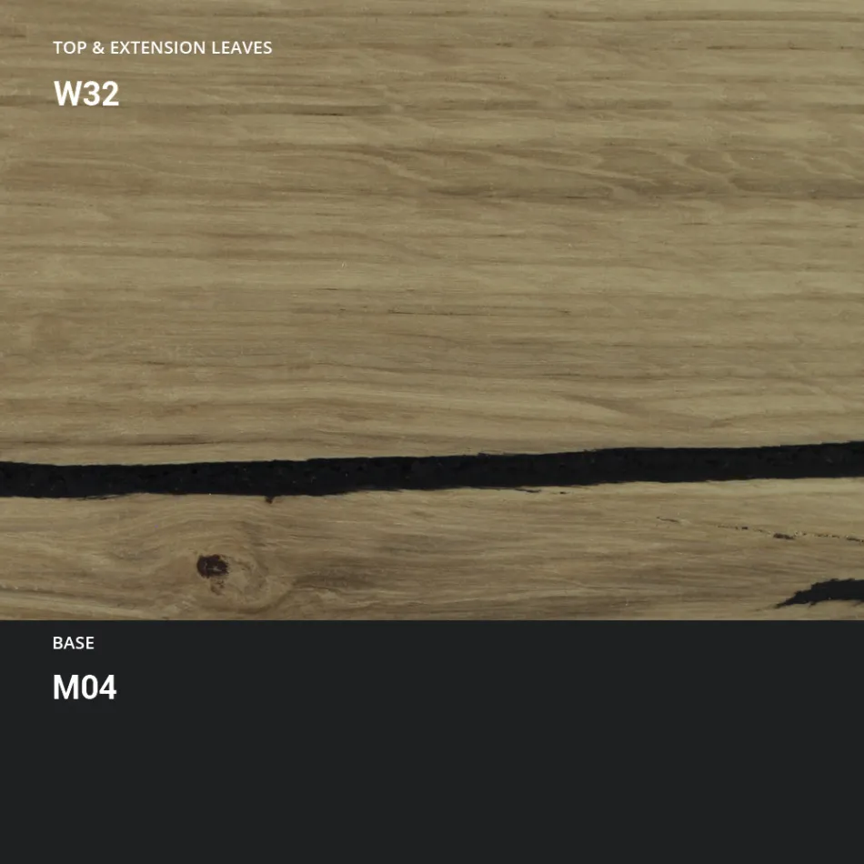 Transformeerbare salontafel in metaal en houten tafel Made in Italy - Polaris Viadurini