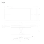 Transformeerbare salontafel in metaal en houten tafel Made in Italy - Polaris Viadurini