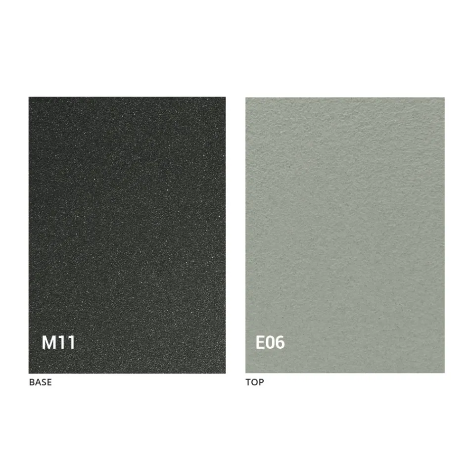 Moderne transformerende salontafel met blad in Malta-effect Made in Italy - Patroclo Viadurini