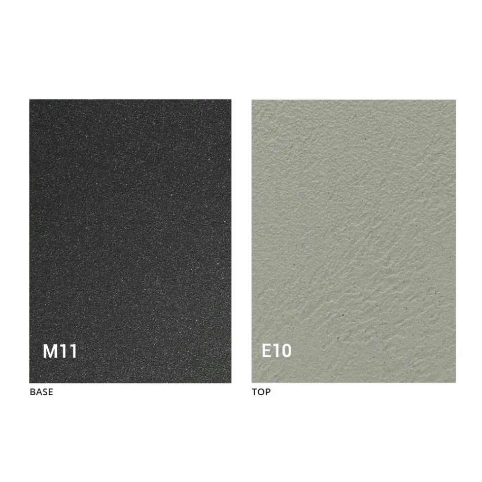 Moderne transformerende salontafel met blad in Malta-effect Made in Italy - Patroclo Viadurini