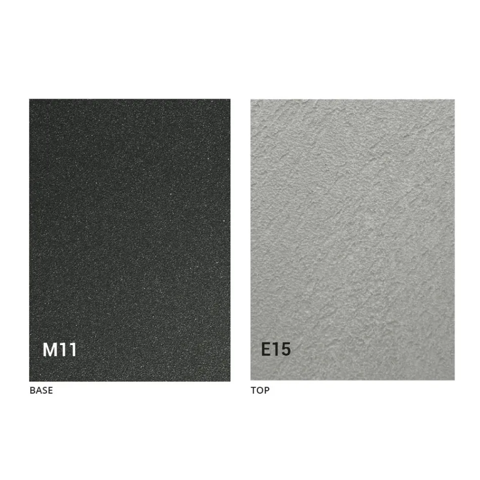 Moderne transformerende salontafel met blad in Malta-effect Made in Italy - Patroclo Viadurini