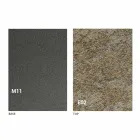 Moderne transformeerbare salontafel met blad in Malta-effect Made in Italy - Patroclus Viadurini