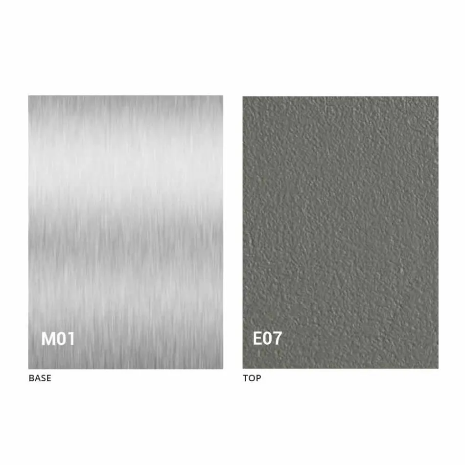 Moderne transformeerbare salontafel met blad met morteleffect Made in Italy - Salomon Viadurini