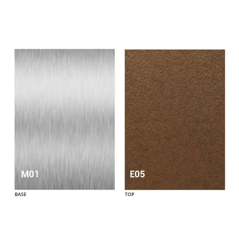 Moderne transformeerbare salontafel, blad met morteleffect gemaakt in Italië - Salomon Viadurini