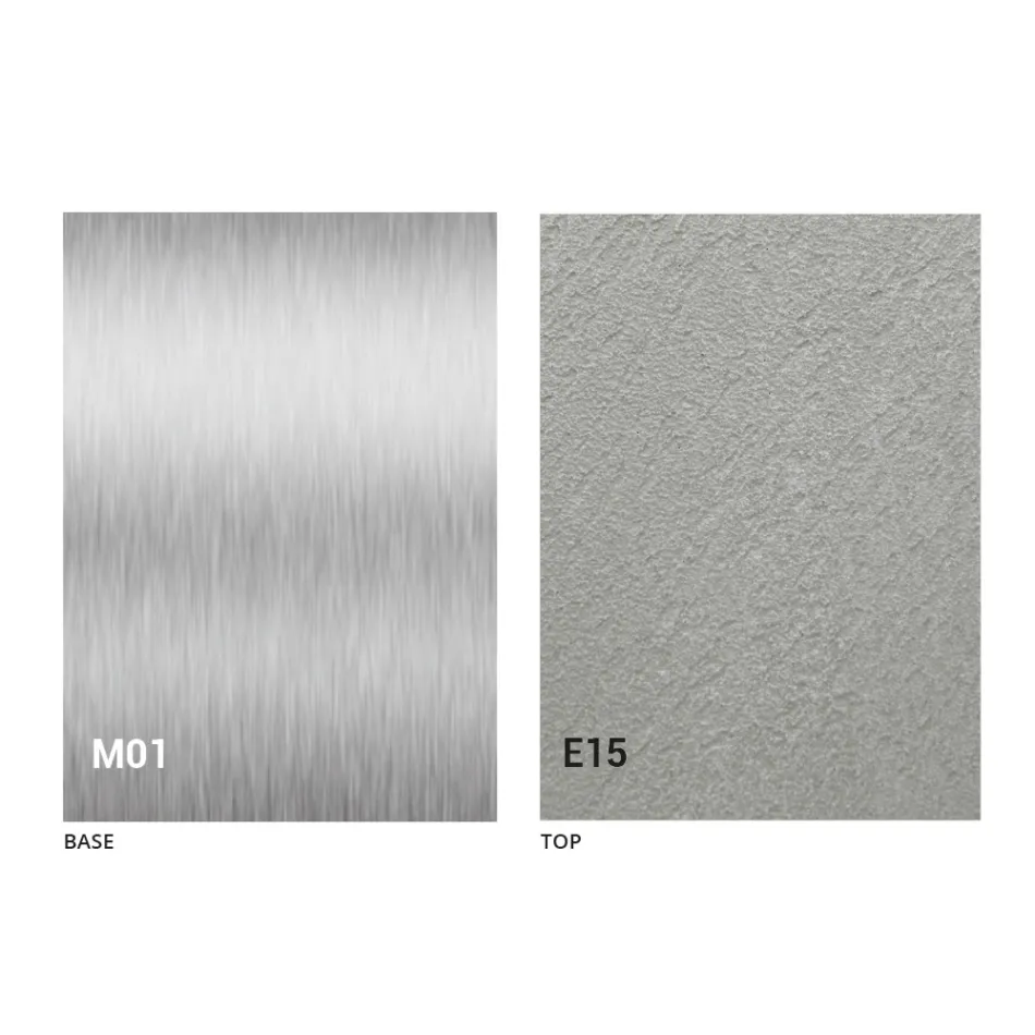 Moderne transformeerbare salontafel, blad met morteleffect gemaakt in Italië - Salomon Viadurini