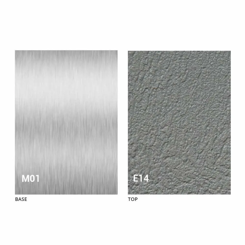 Moderne transformeerbare salontafel met blad met morteleffect Made in Italy - Salomon Viadurini