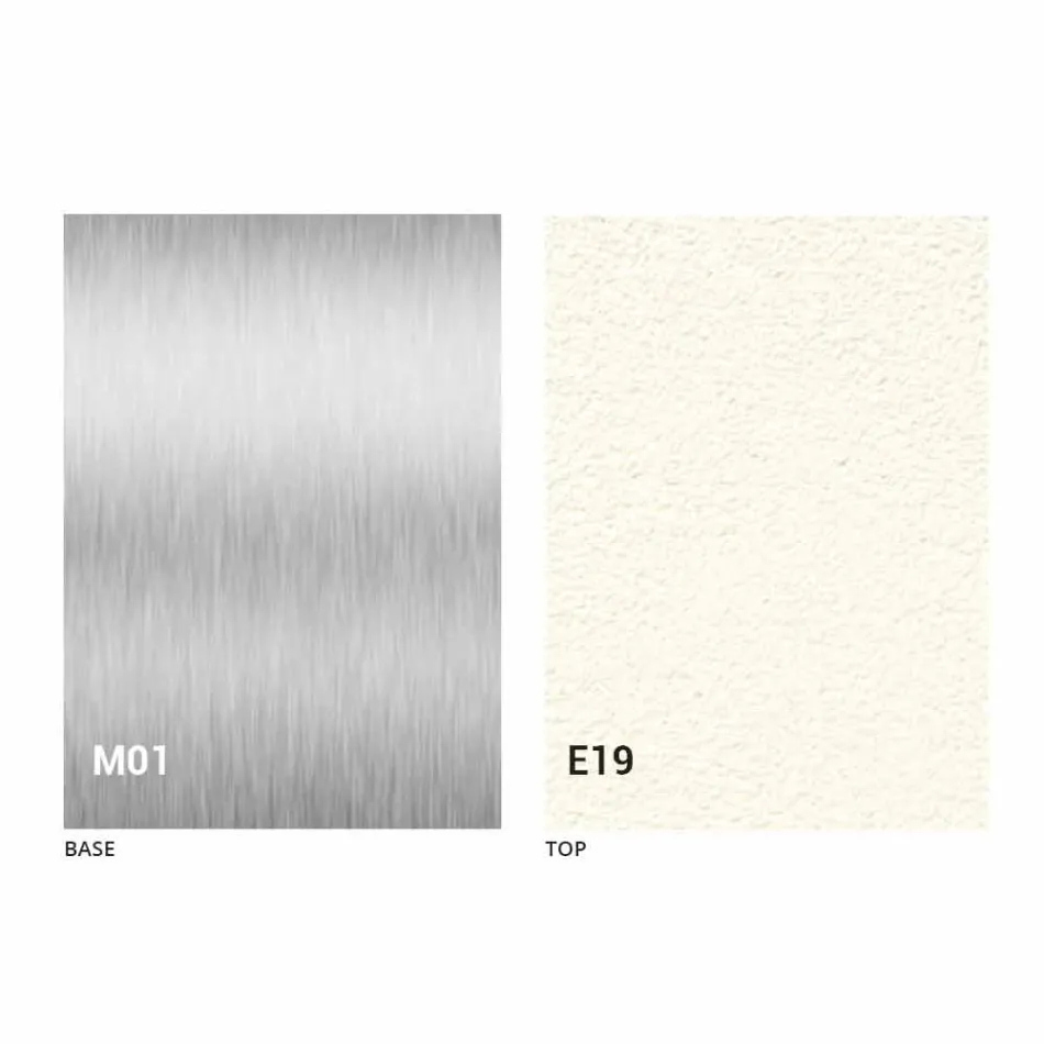 Moderne transformeerbare salontafel met blad met morteleffect Made in Italy - Salomon Viadurini