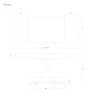 Moderne transformeerbare salontafel in metaal en hout Made in Italy - Universe Viadurini