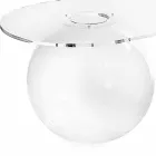 transparante tafel L90xH40xP48 cm Bolly modern design, made in Italy Viadurini