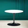 Tulip Eero Saarinen H 41 salontafel in absoluut wit keramiek Made in Italy - Scarlet