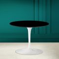 Tulip Eero Saarinen H 41 Salontafel in Keramiek Zwart Absoluut Made in Italy - Scarlet
