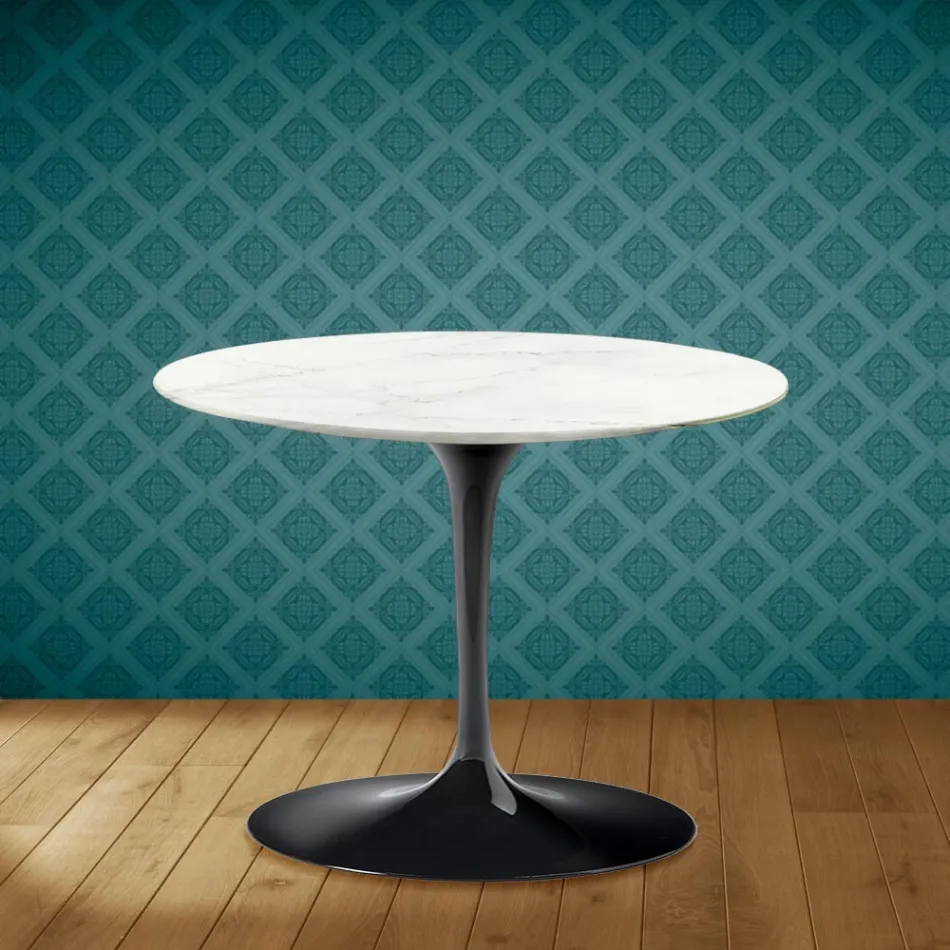 Tulip Salontafel Eero Saarinen H 41 in Rem Keramiek Made in Italy - Scarlet Viadurini