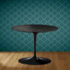 Eero Saarinen Tulip salontafel H 41 in Somnia keramiek, gemaakt in Italië - Scharlakenrood Viadurini