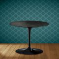 Eero Saarinen Tulip salontafel H 41 in Somnia keramiek, gemaakt in Italië - Scharlakenrood