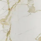 Tulip Salontafel Eero Saarinen H 41 Ovaal met Caracatta Goud Marmeren Blad Viadurini