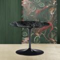 Tulip Saarinen H 41 salontafel met blad van groen alpenmarmer Made in Italy - Scarlet